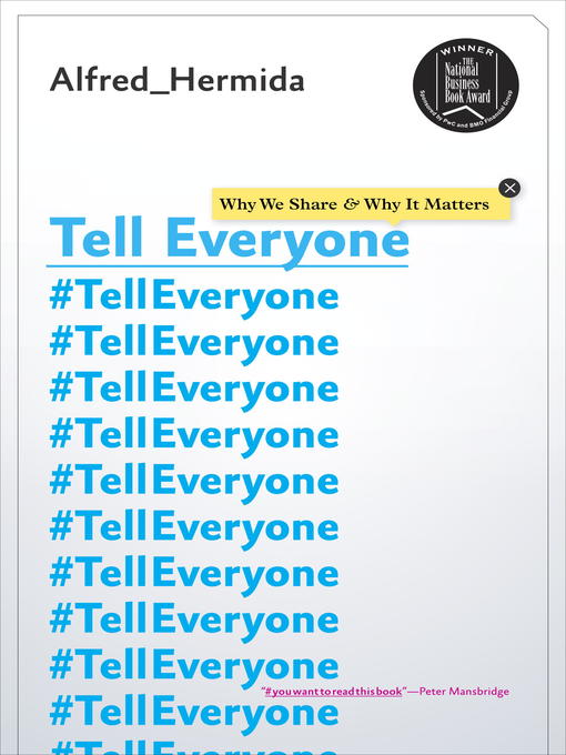Title details for Tell Everyone by Alfred Hermida - Available